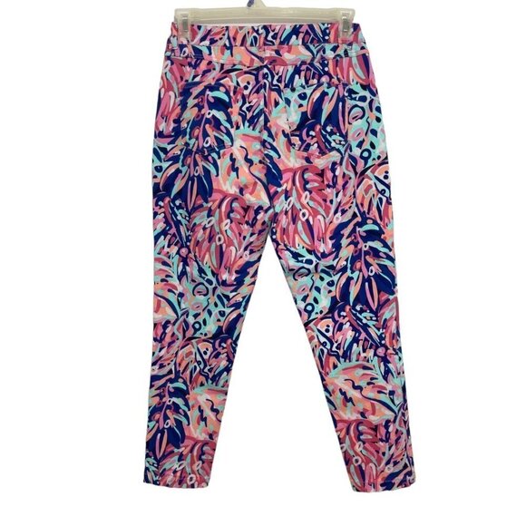 SIMPLY SOUTHERN Flashy Hi-Rise Cropped Pants Medium "Rainforest" Multicolor NWT - Picture 2 of 16